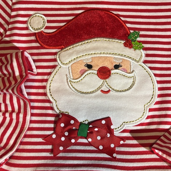 EUC Counting Daisies Santa dress sz 18 months. - Picture 2 of 6